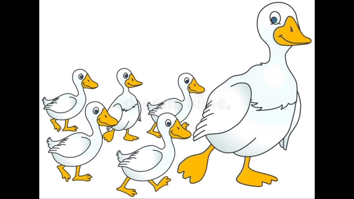 Утенок из мультика