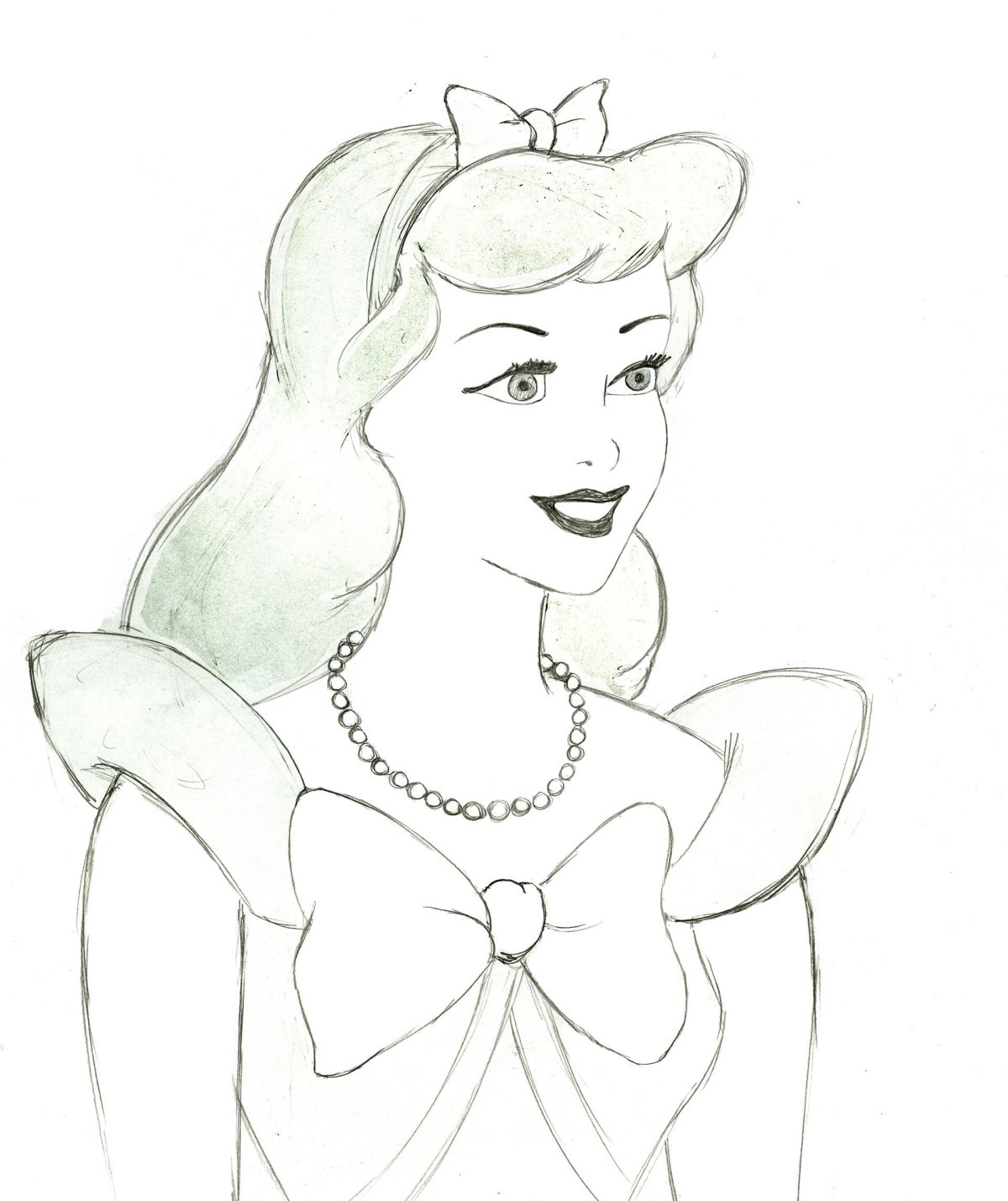 Белоснежка для срисовки