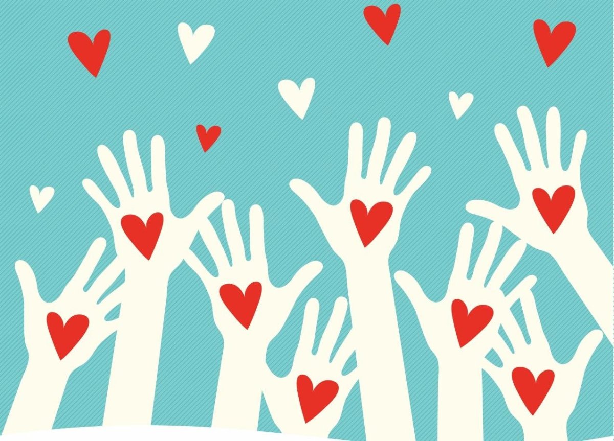 Волонтеры фон