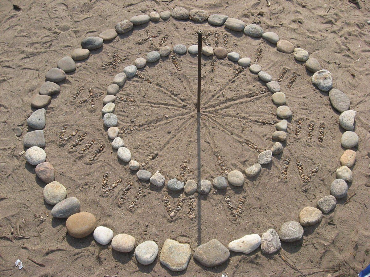 Самые первые солнечные часы