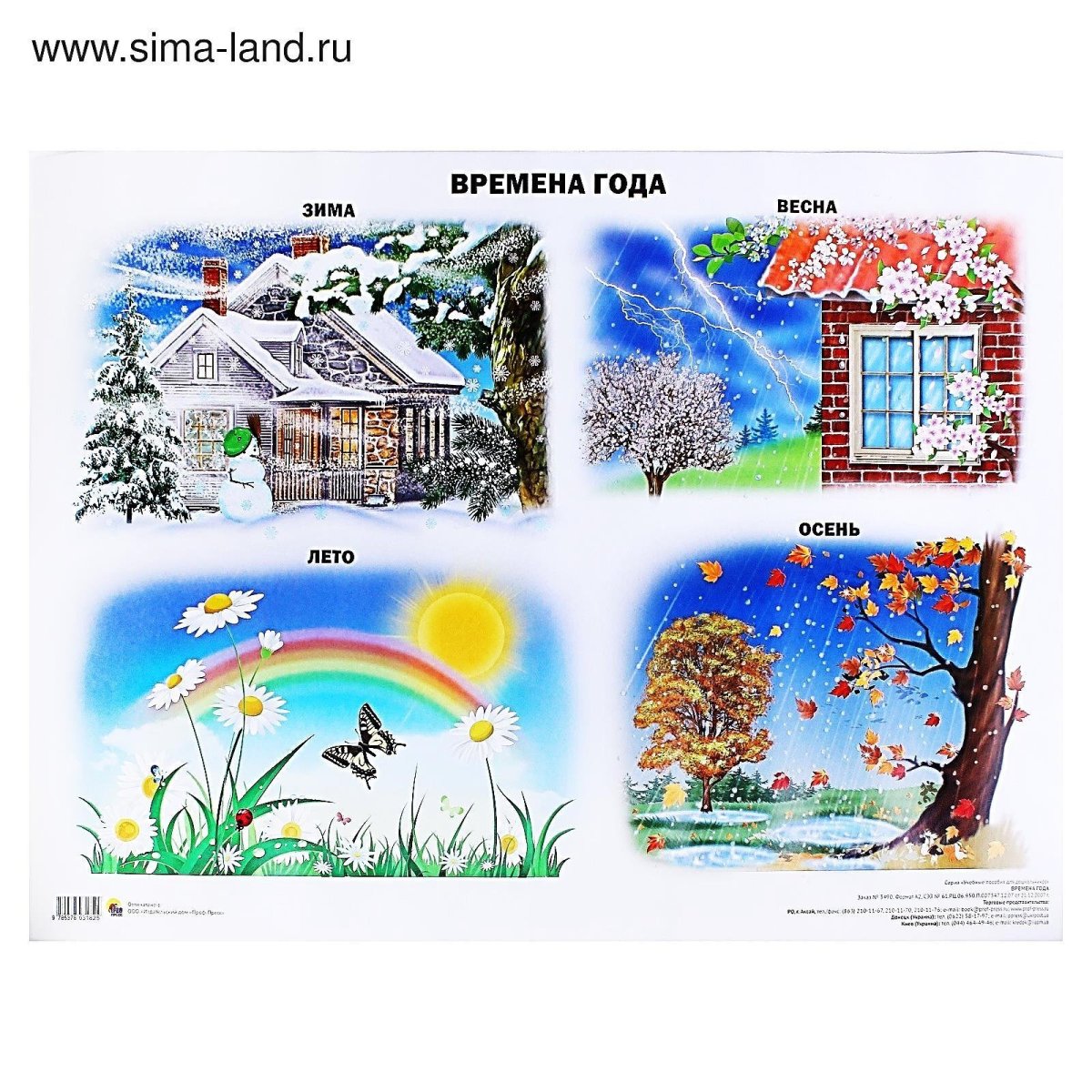 Весенние месяцы для детей