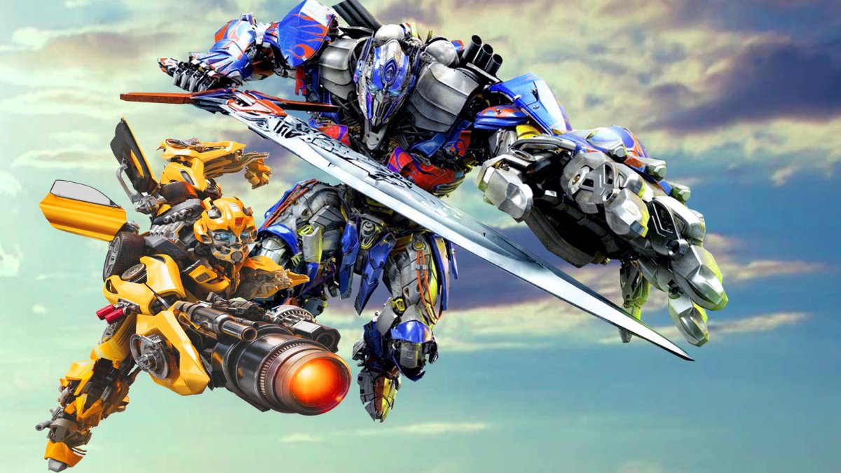 Автоботы Оптимус Прайм и Бамблби