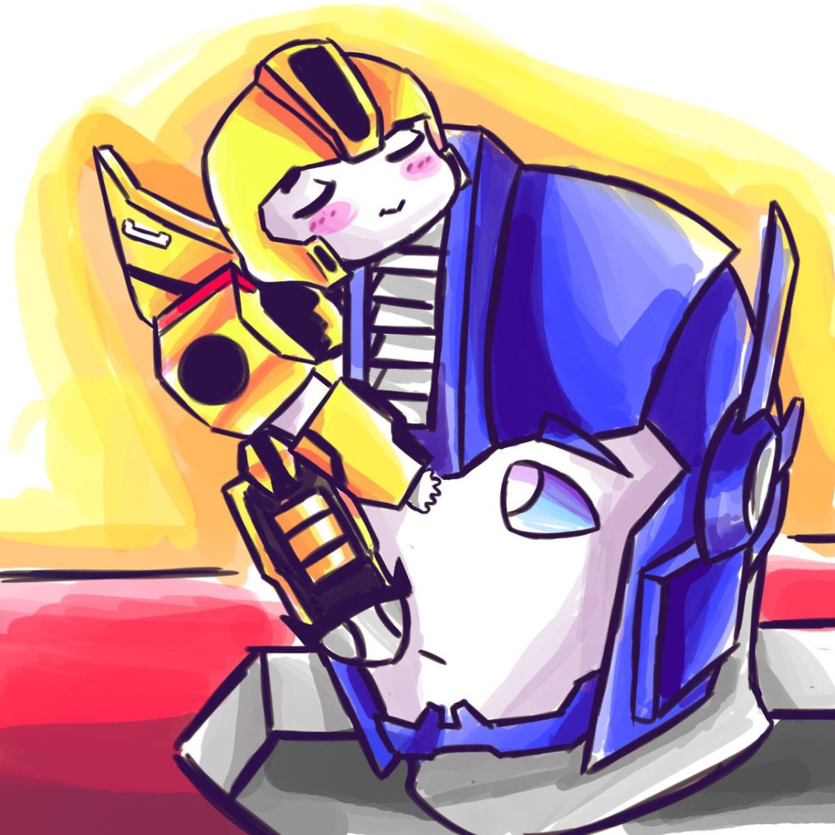 Оптимус Прайм и Бамблби