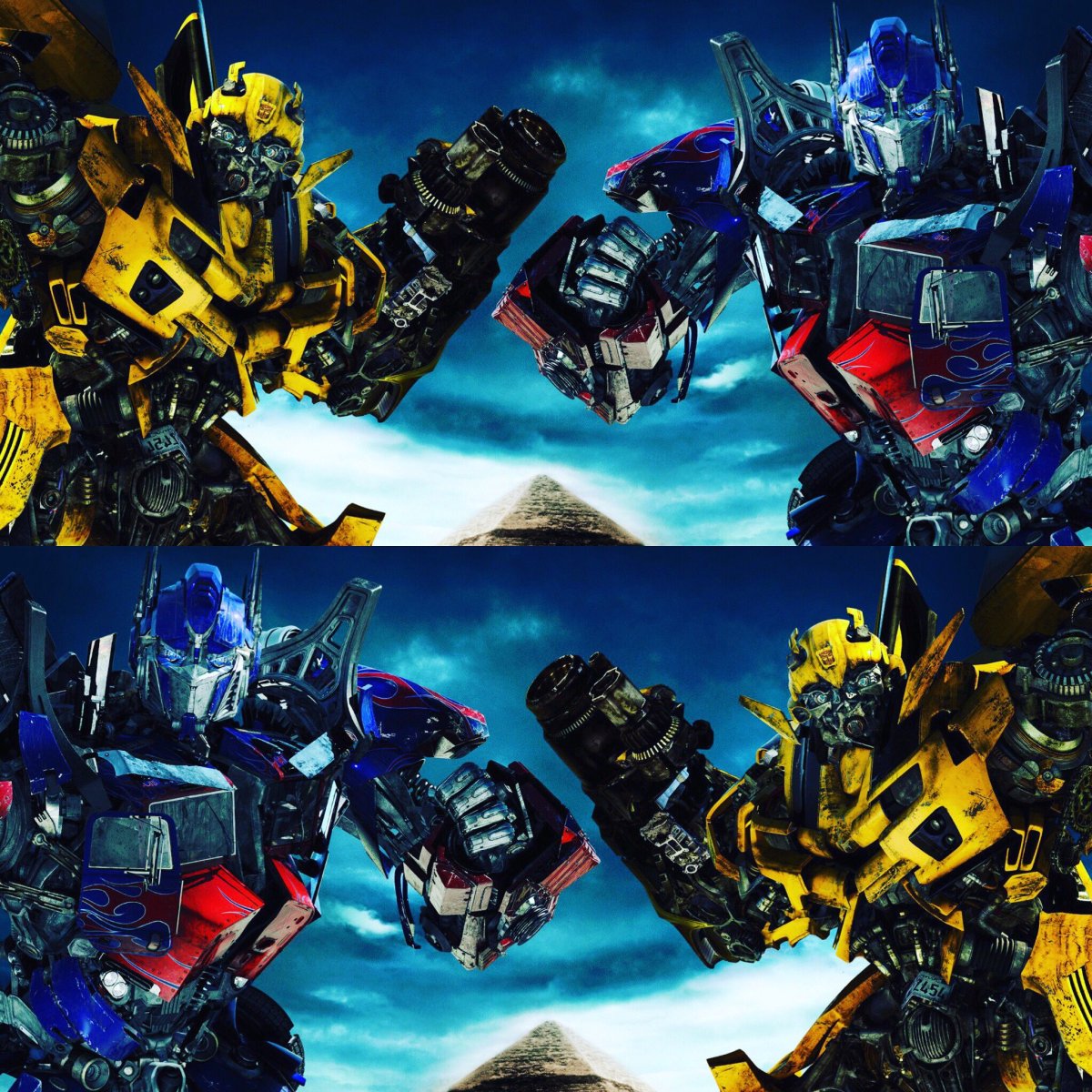 Оптимус Прайм и Бамблби