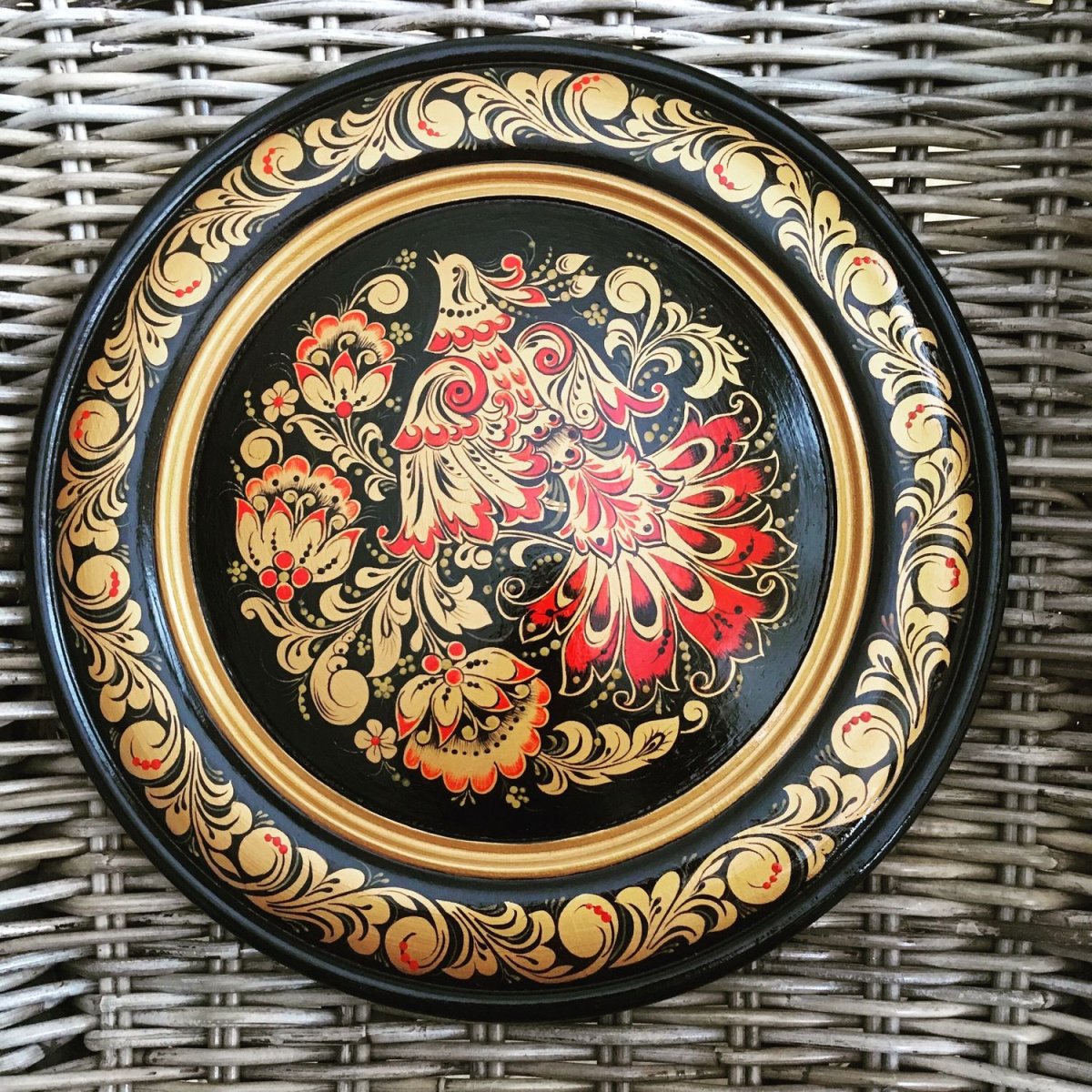 Хохломская роспись рябина