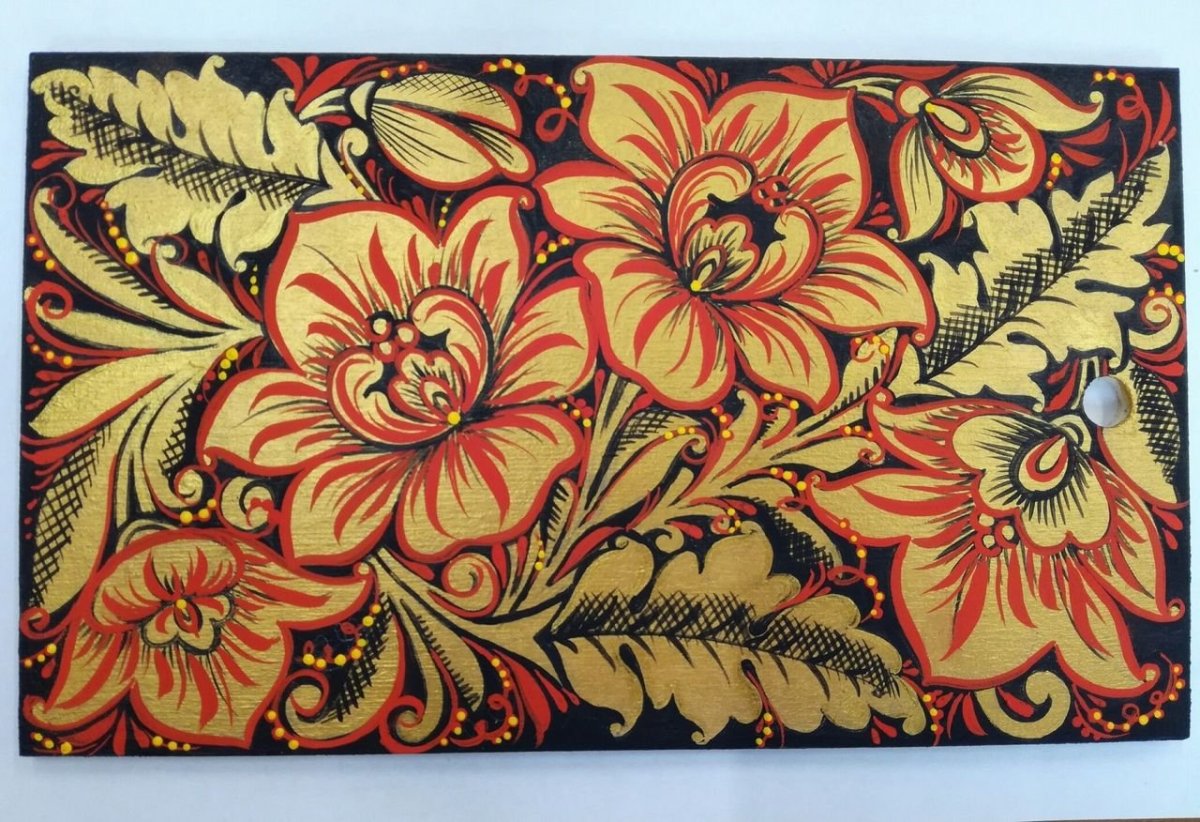 Роспись Хохломская русская народная