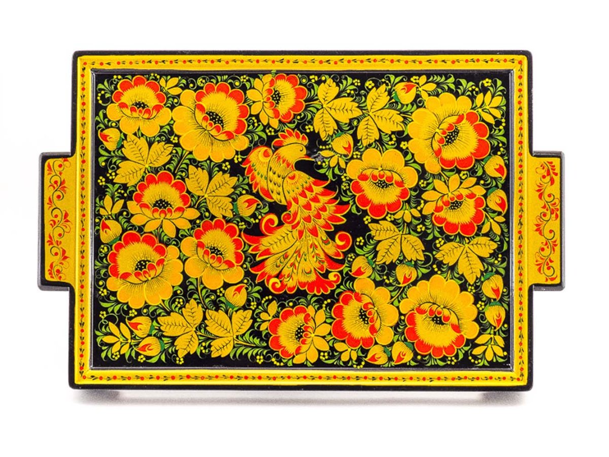 Хохломская роспись узор в полосе