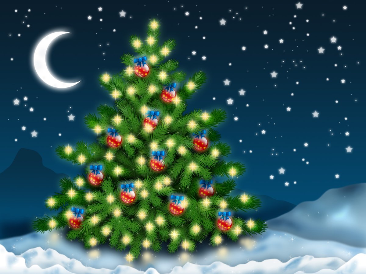 В лесу родилась елочка:стихи