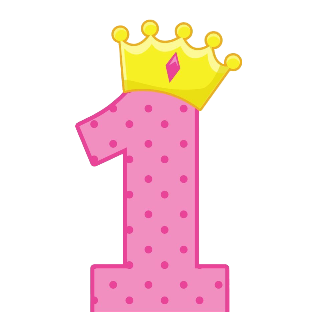 Красивая цифра 1