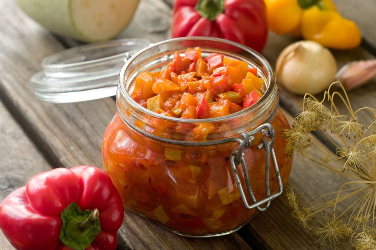 Лечо из кабачков и болгарского перца