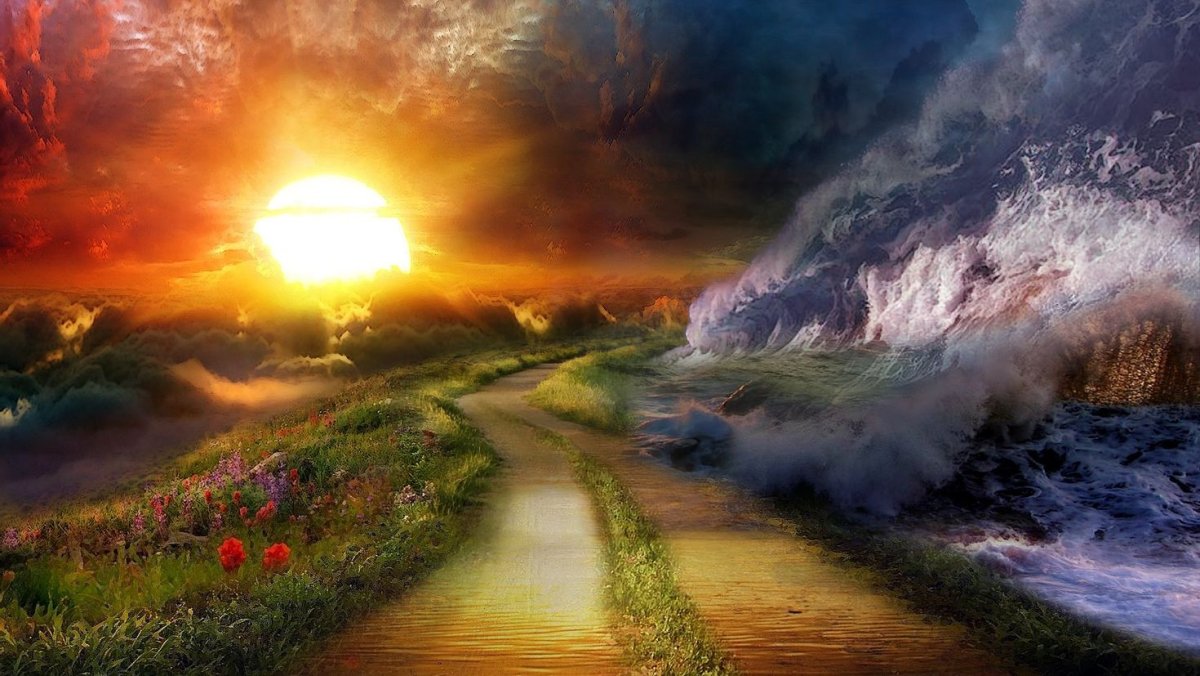 Фрески Апплико горы