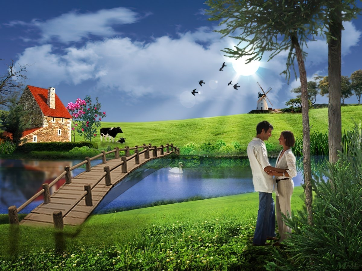 Адам и ева в раю