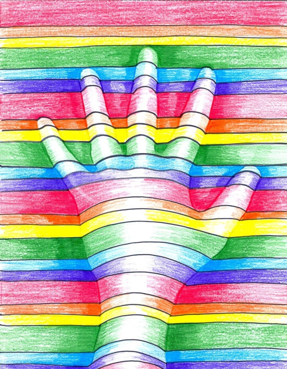 Объемные рисунки