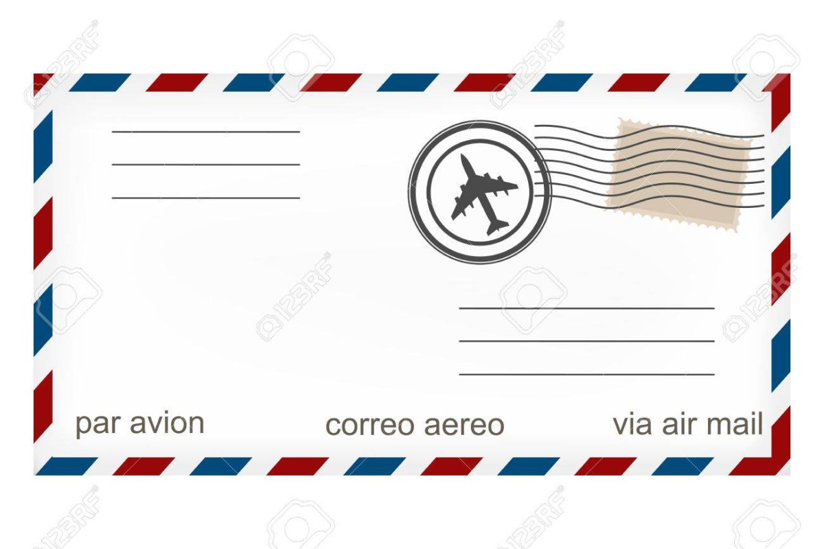 Английский почтовый конверт