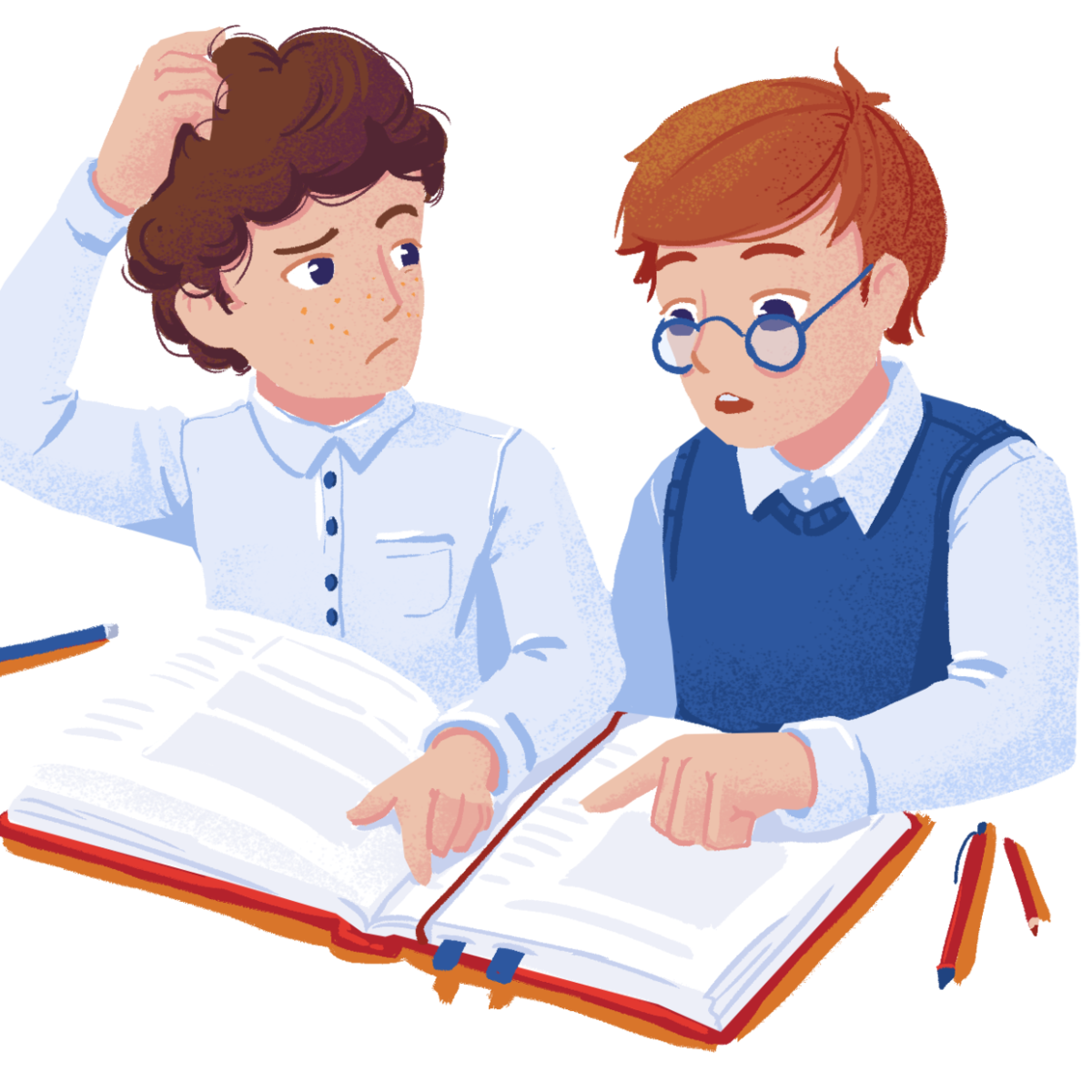 Ученик на паре