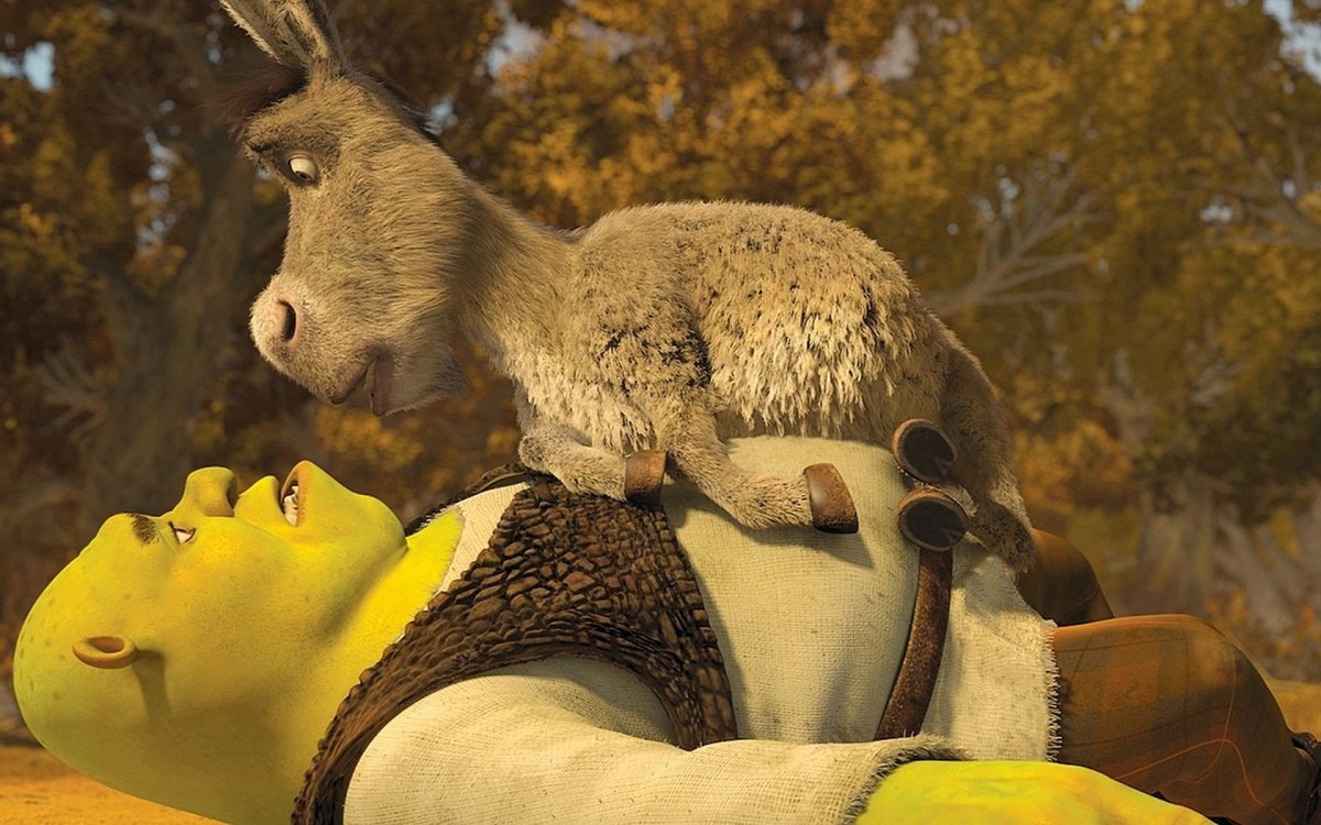 Осел Шрек 2 Мем