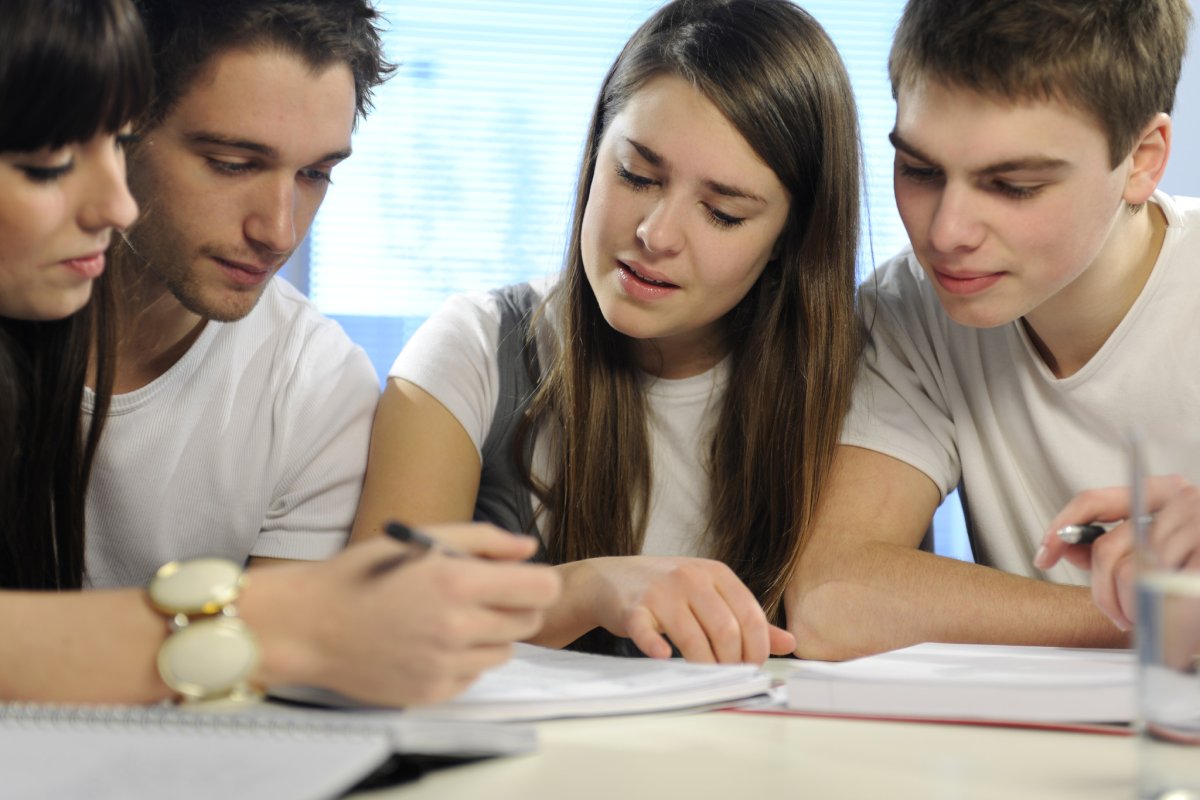 Работа студентов в группе