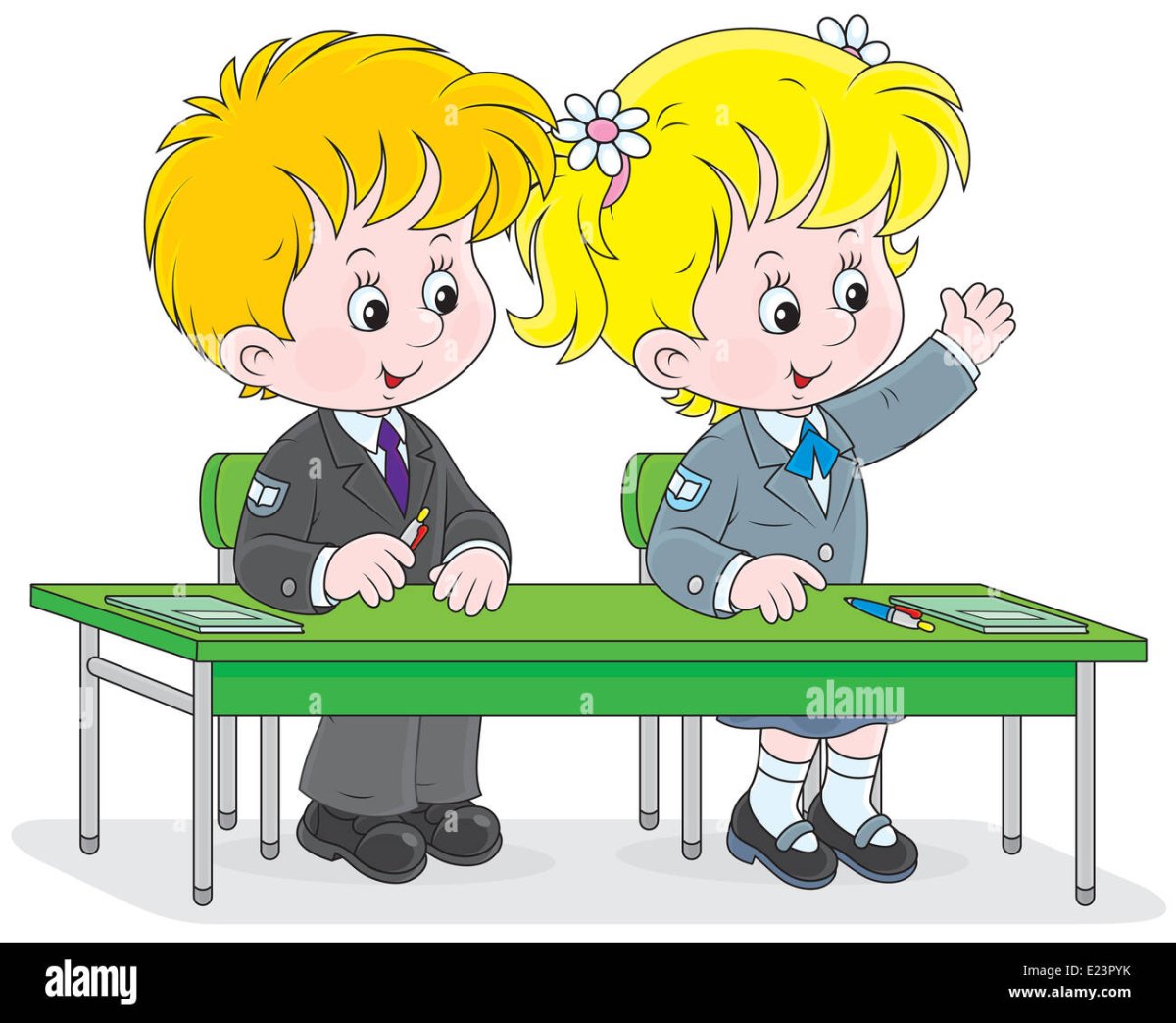 Ученик за партой