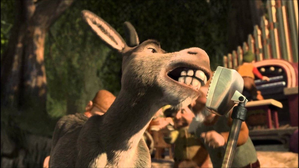 Шрек мультфильм 2001 осел