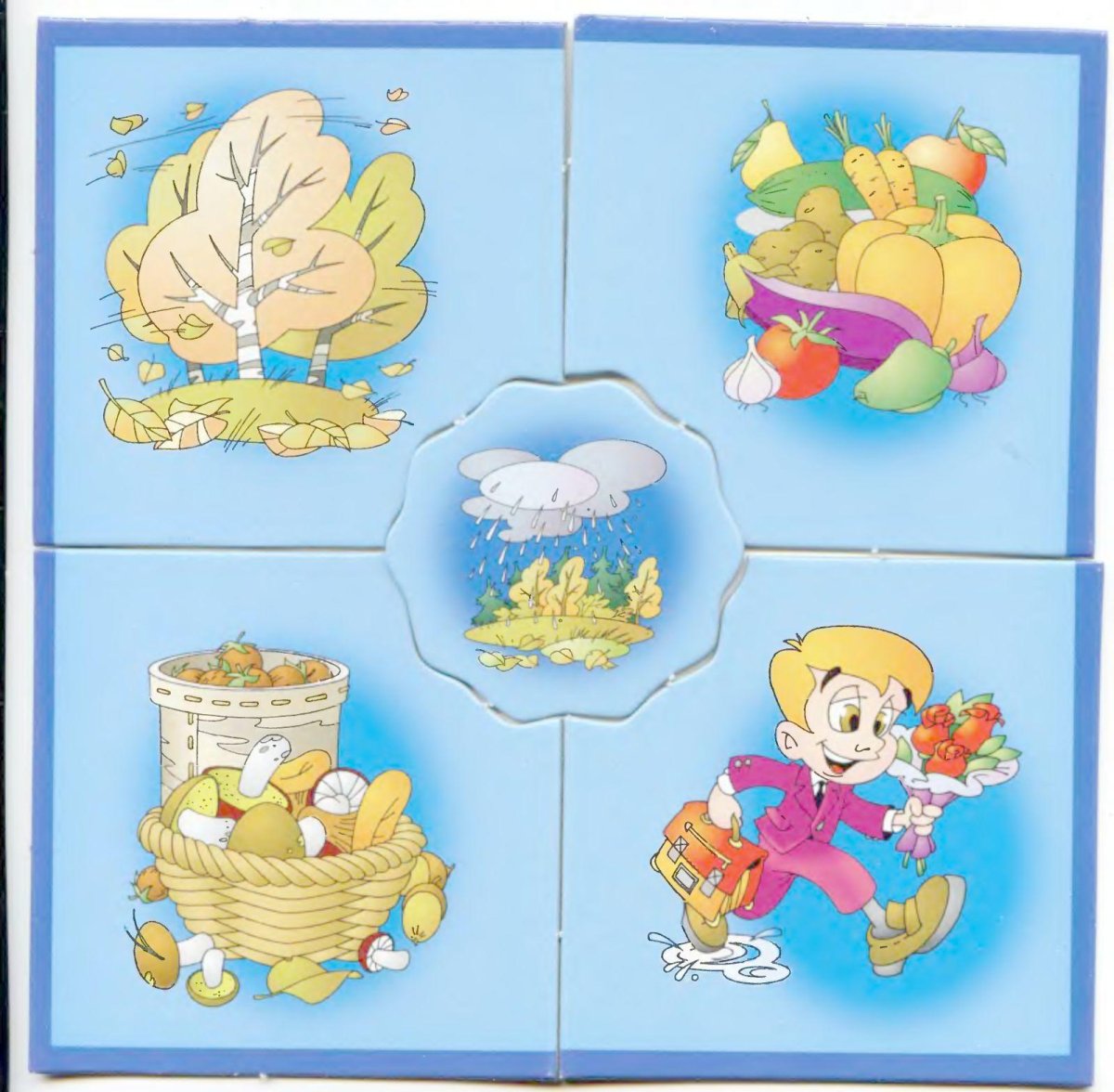 Мнемотаблица осень старшая группа