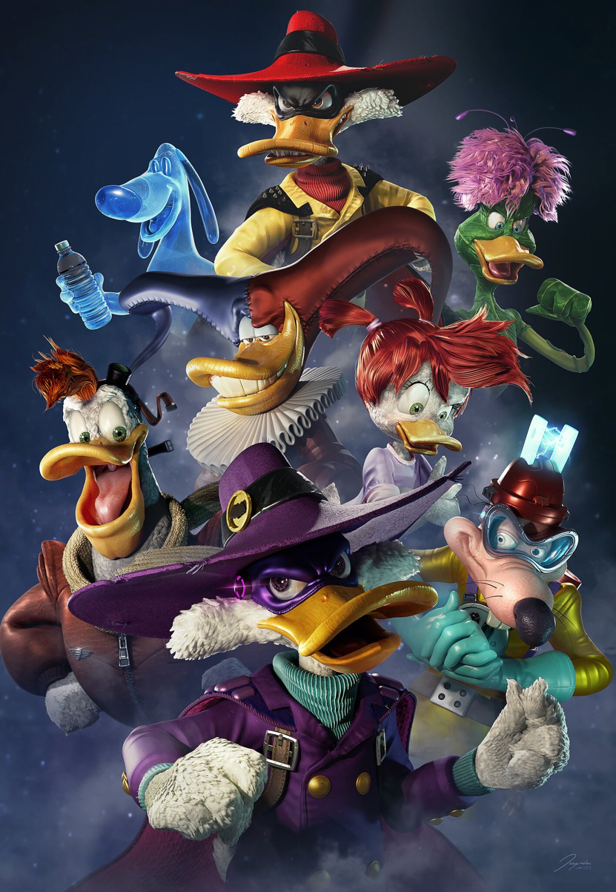 Бушрут черный плащ