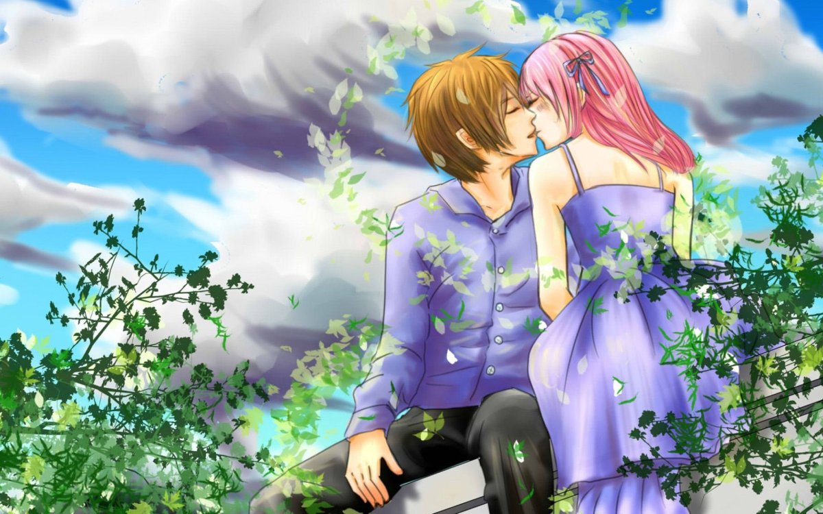 Аниме Весна любовь