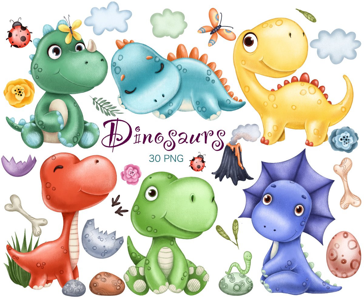 Дино клипарт