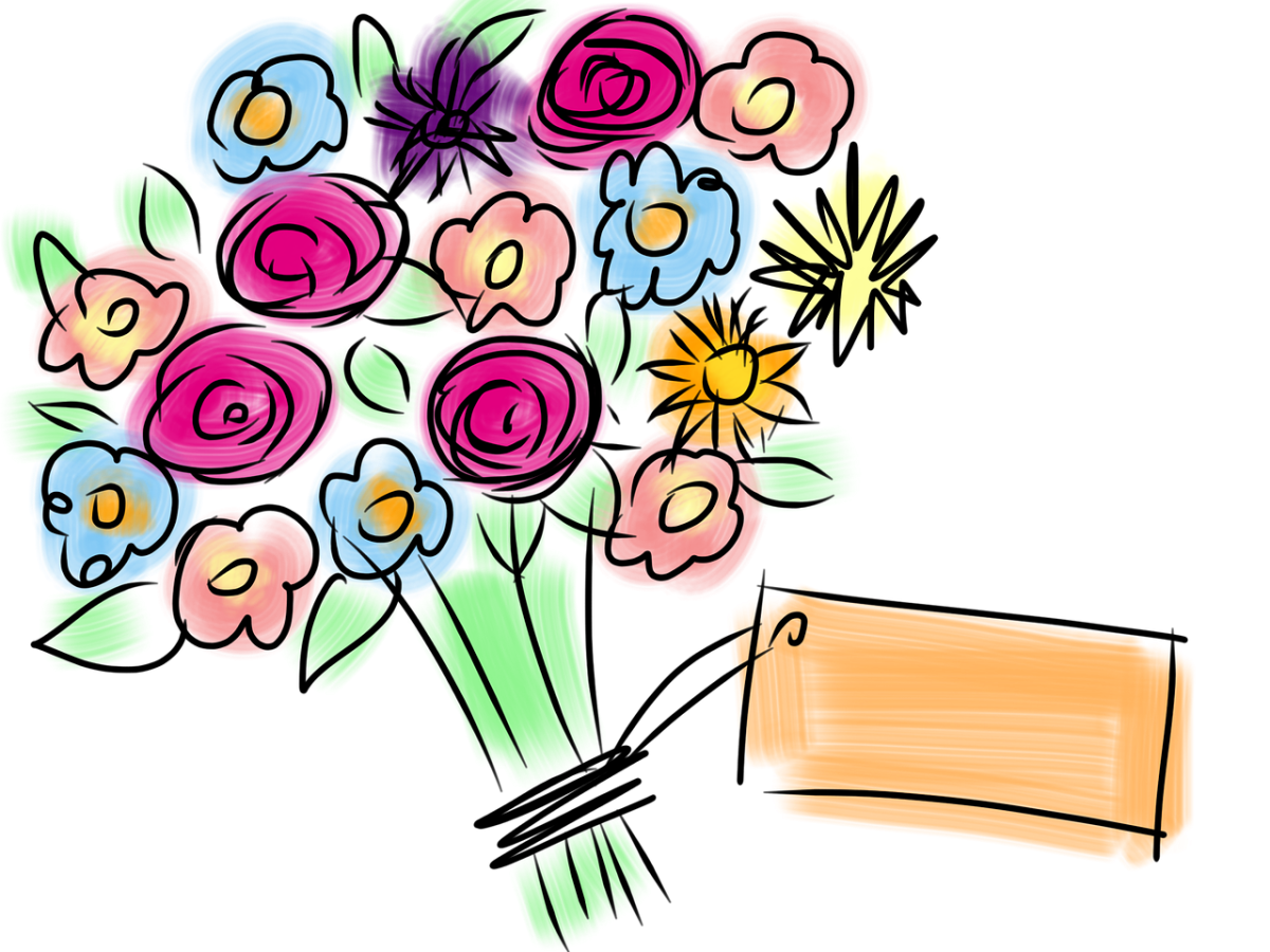 Стикер букет