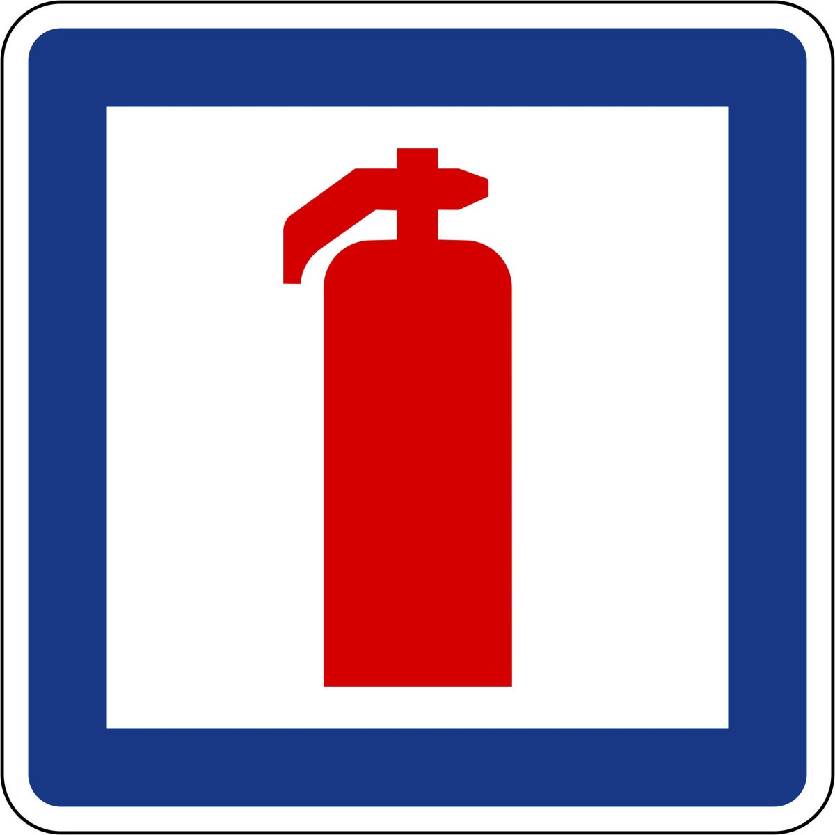 F04 (пленка) огнетушитель (100х100мм)