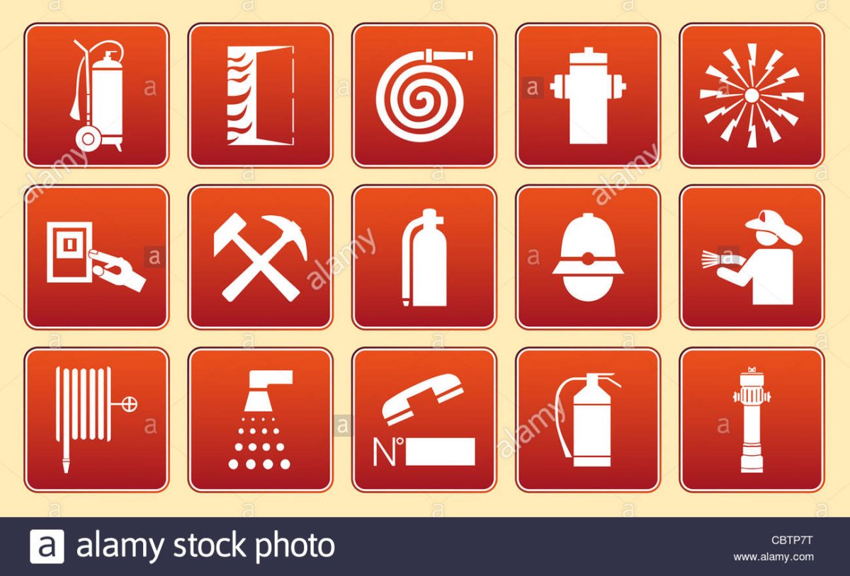 Табличка огнетушитель