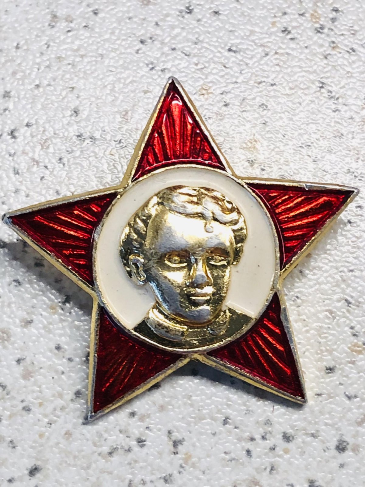 Значок октябренка вектор