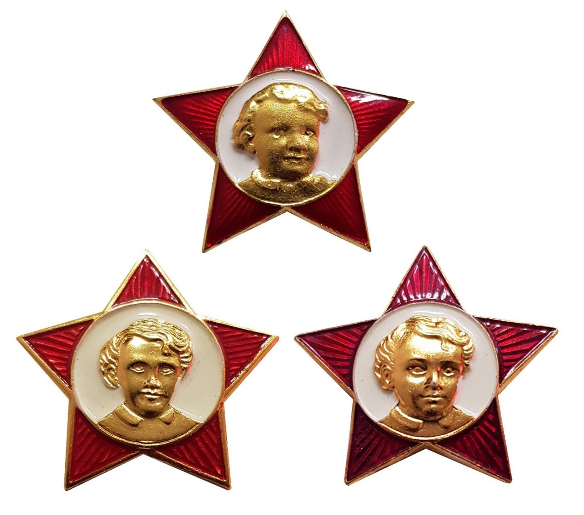 Ленин на значке октябренка