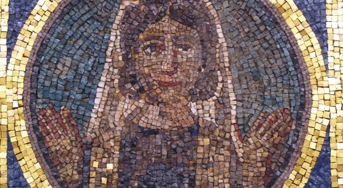 Музей Ватикана мозаика Божьей матери