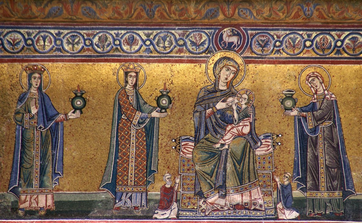 Мозаика церкви Санта Мария ин Трастевере. 1291.