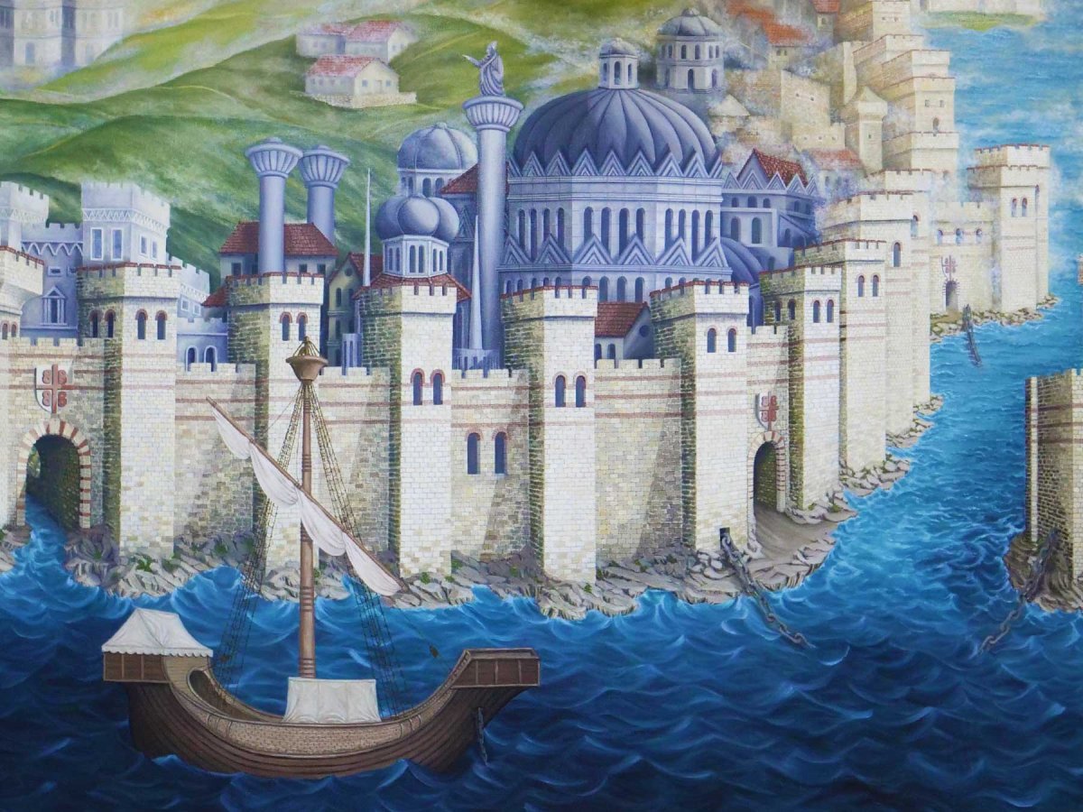 Древний Константинополь Византийская Империя