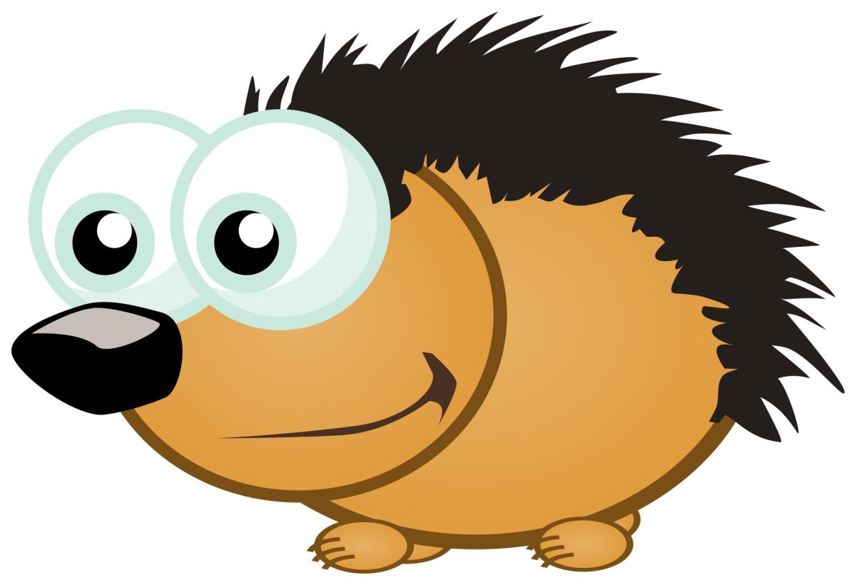 Еж мультяшный