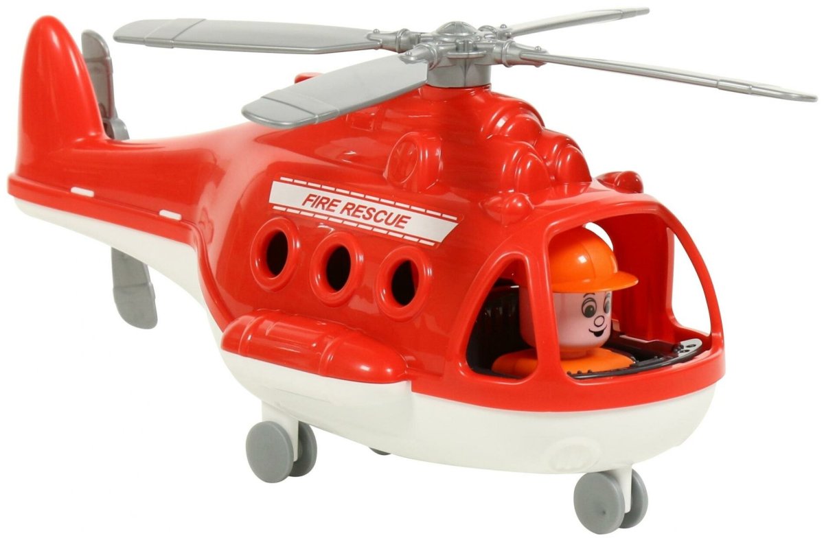 Вертолет Полесье Альфа пожарный (68651) в коробке 29.5 см
