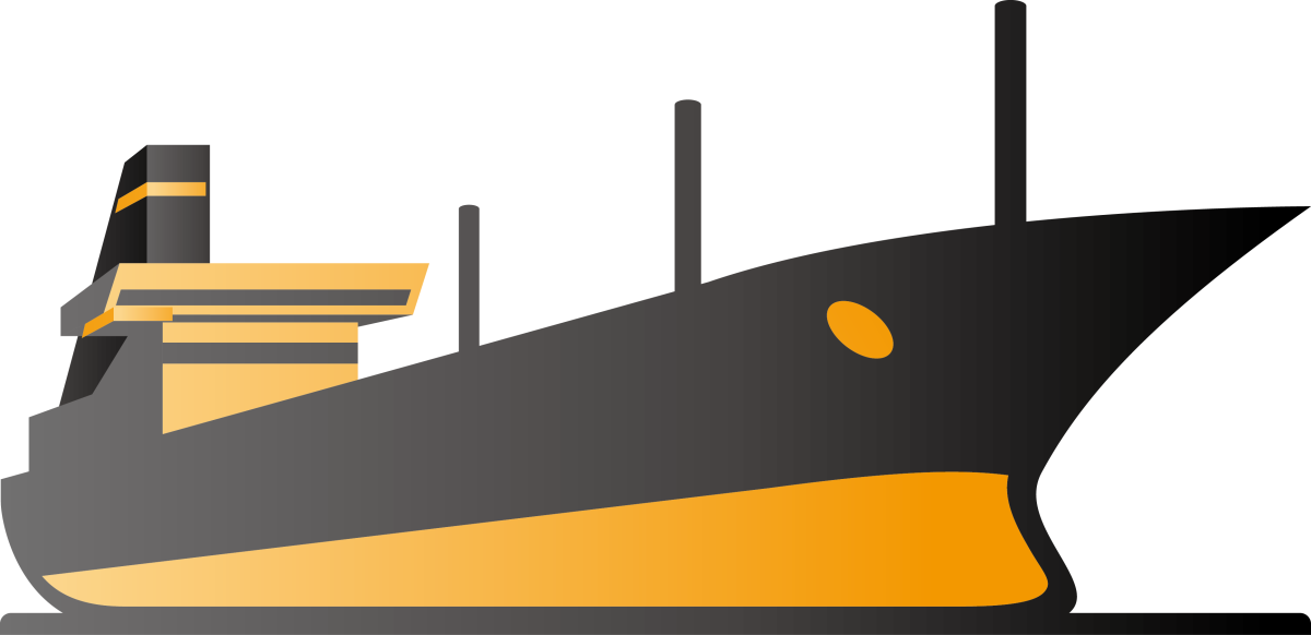 Грузовой корабль схематично