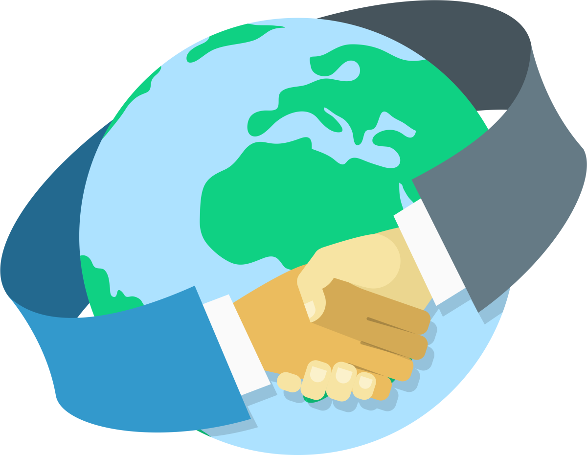 Международное сотрудничество вектор