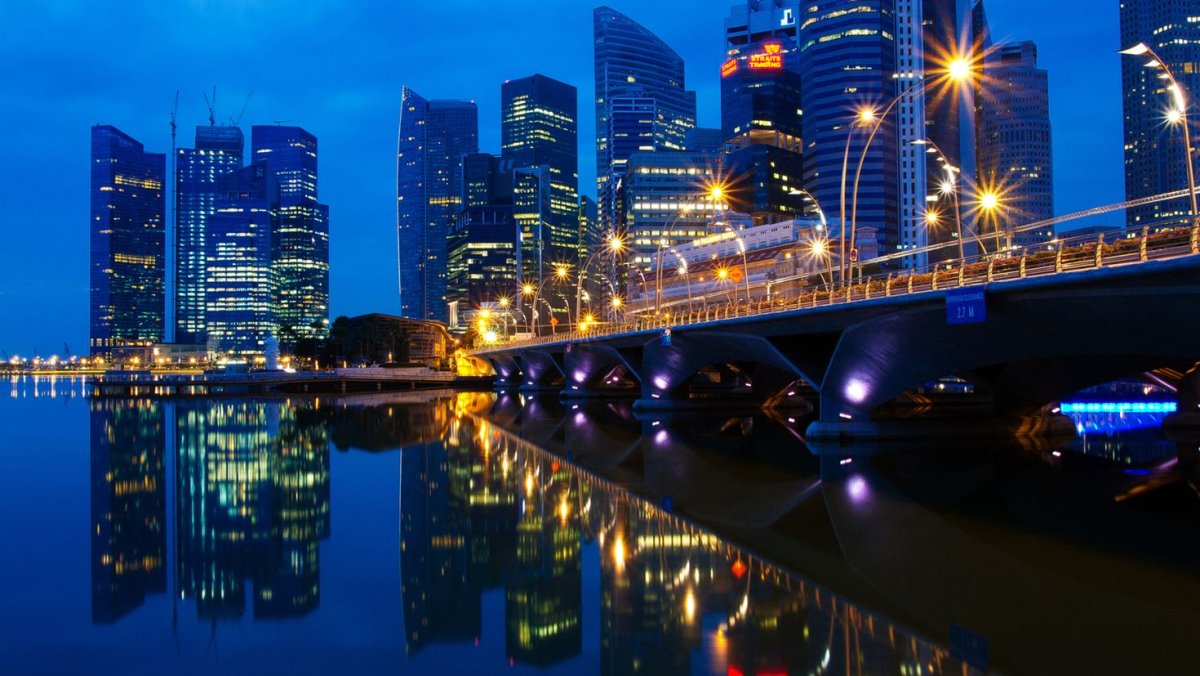 Огни ночного города