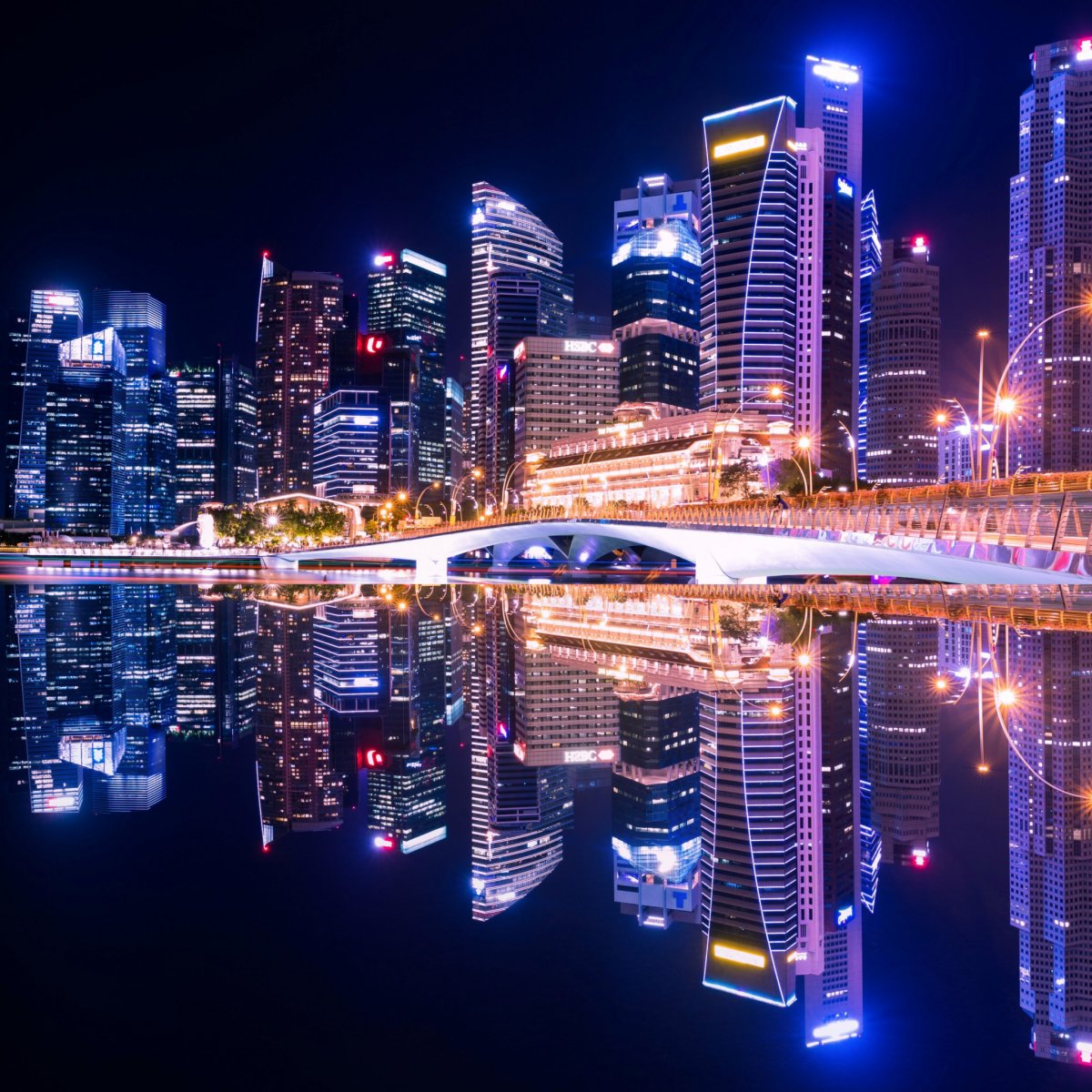 Город ночью