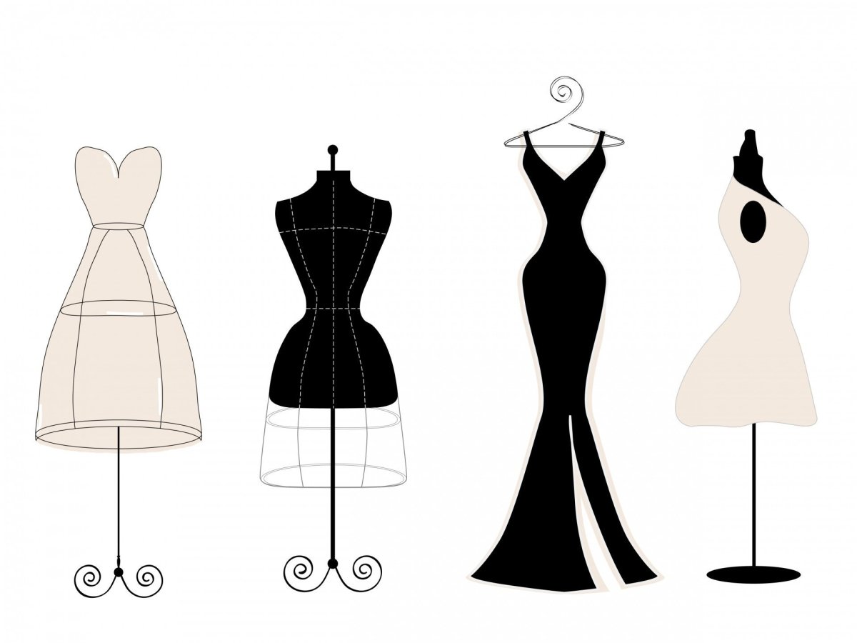 Манекен для одежды рисунок