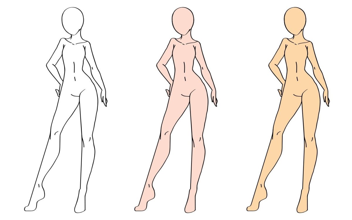 Манекен для рисования одежды