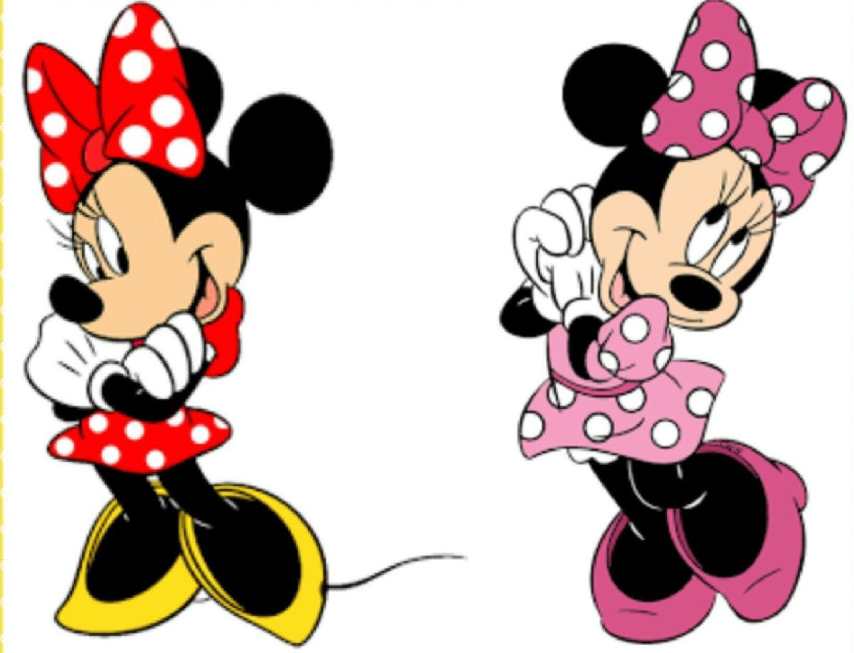 Минни Маус в розовом