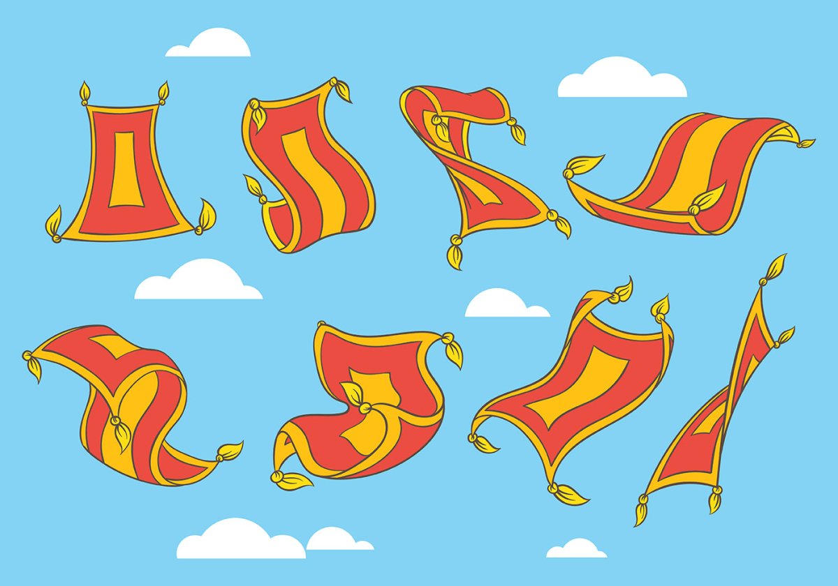 Ковер мультяшный