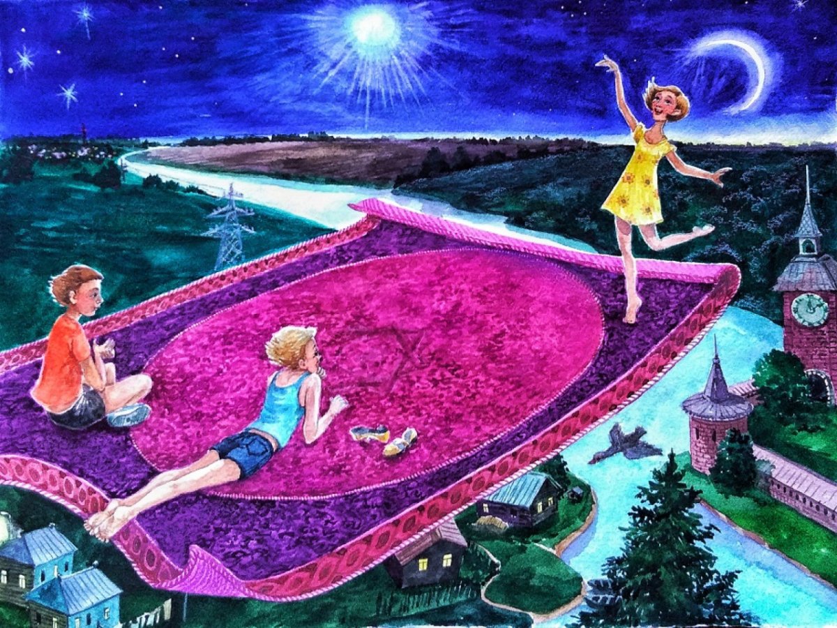 Ковёр самолёт из Аладина