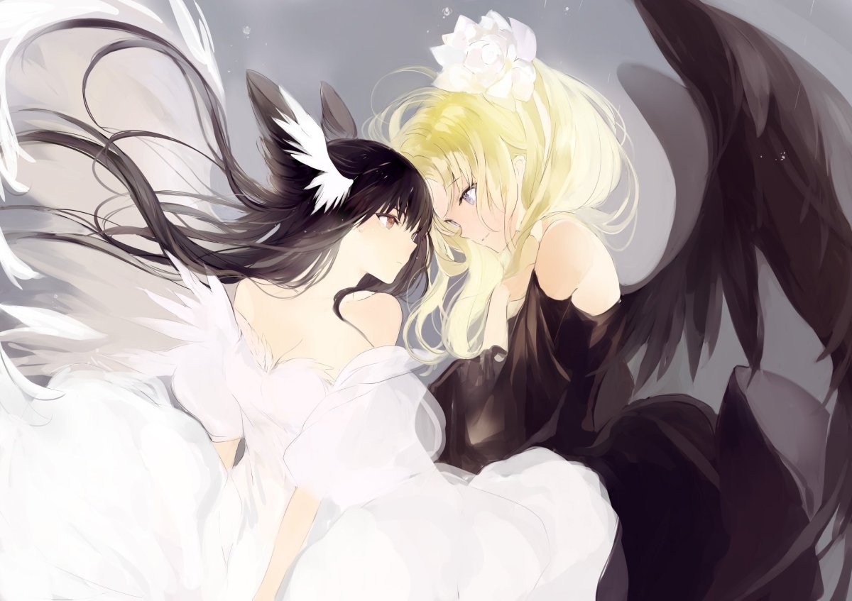 Аниме ангел и демон любовь