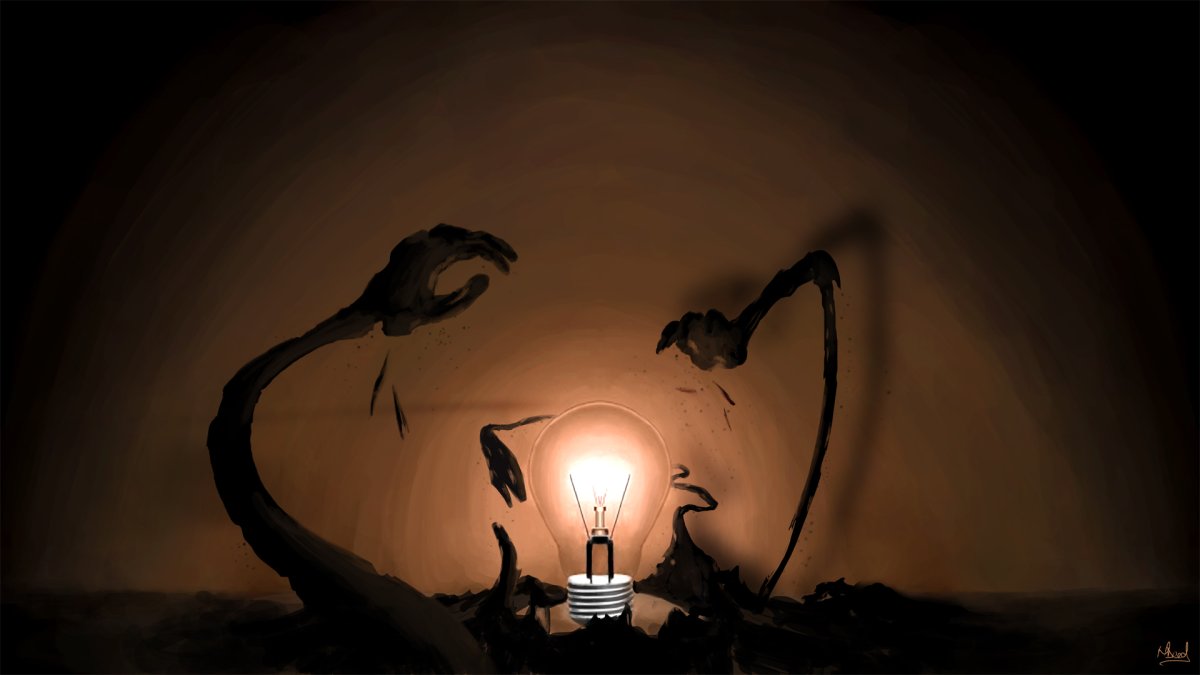 Лампа во тьме
