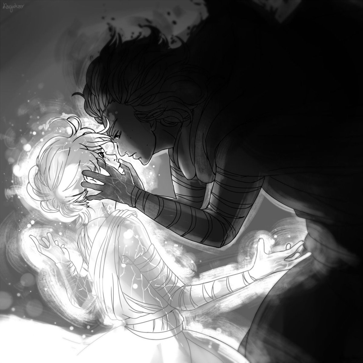 Темная и светлая сторона человека арт