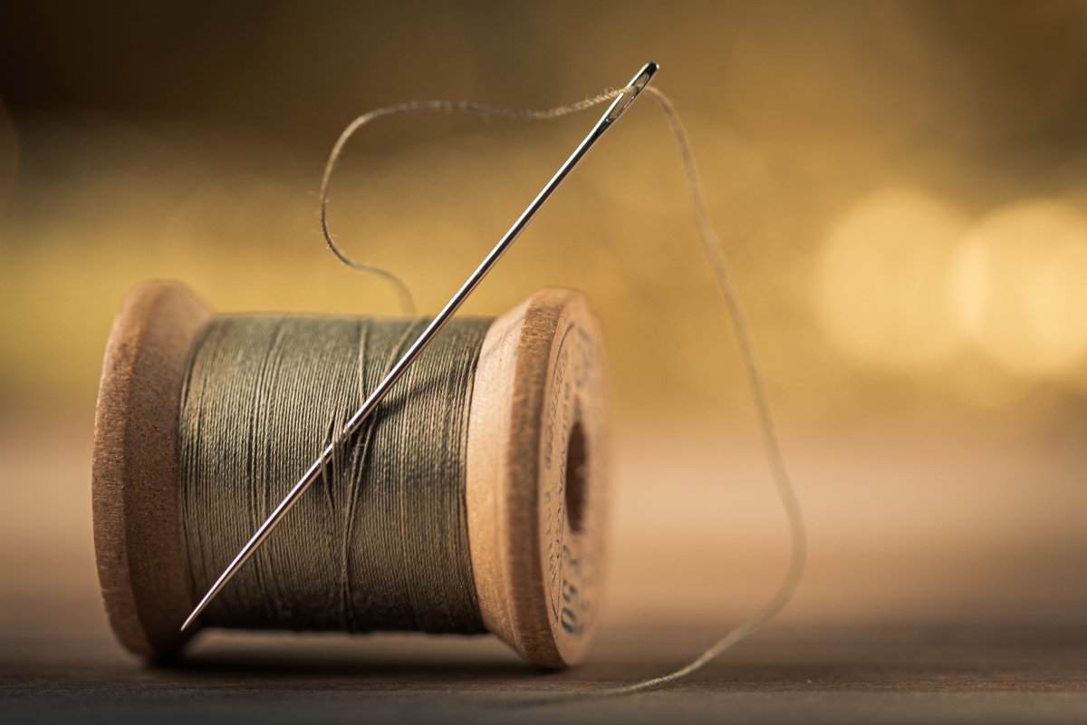 Размер катушки ниток